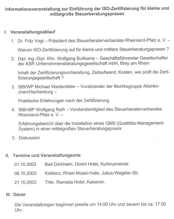 Agenda Steuerberaterverband Rheinland-Pfalz e.V